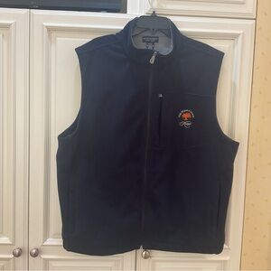 Kiawah Ocean Course.  Navy Men's Vest with Embroidered Logo